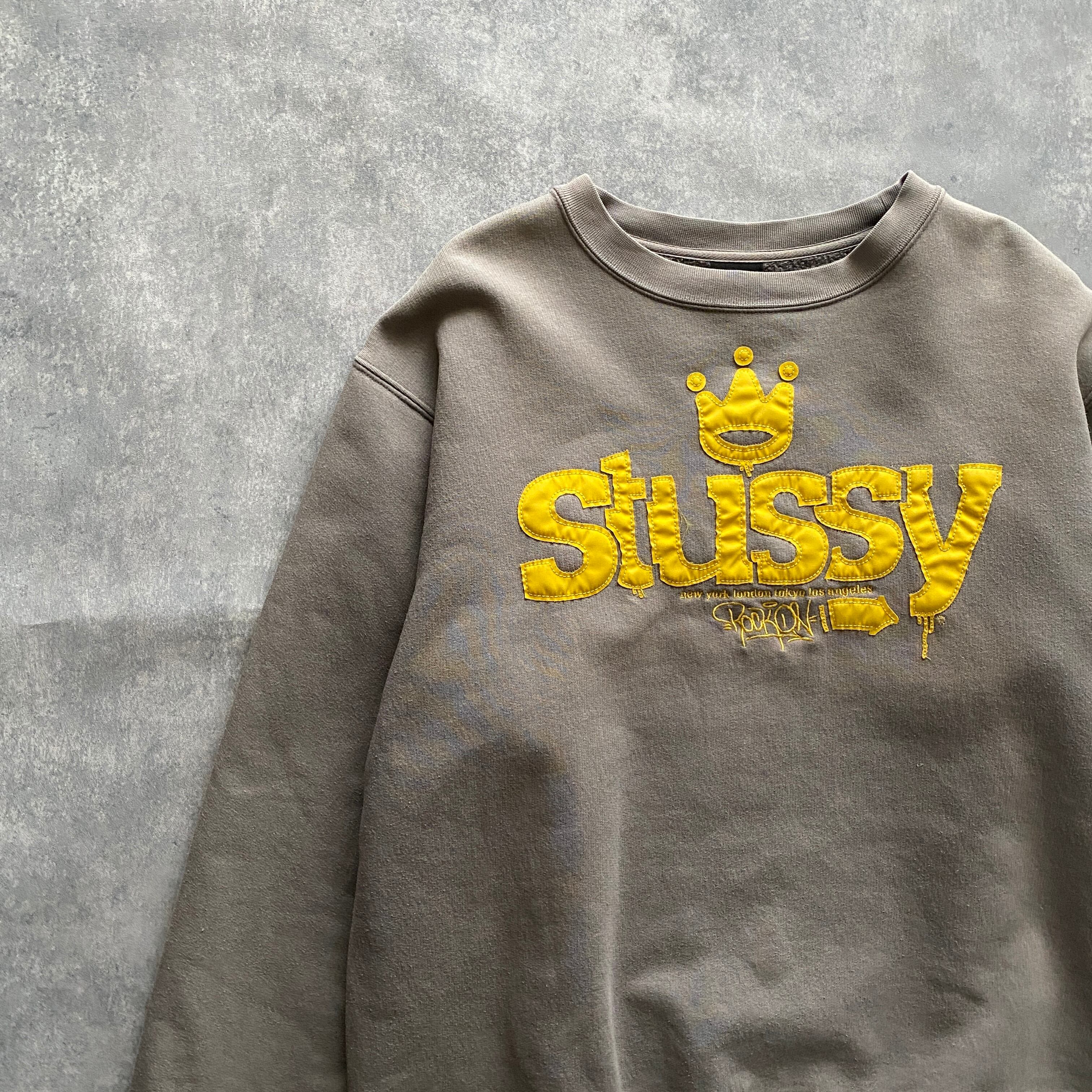 stussy スウェット　90's クラウン