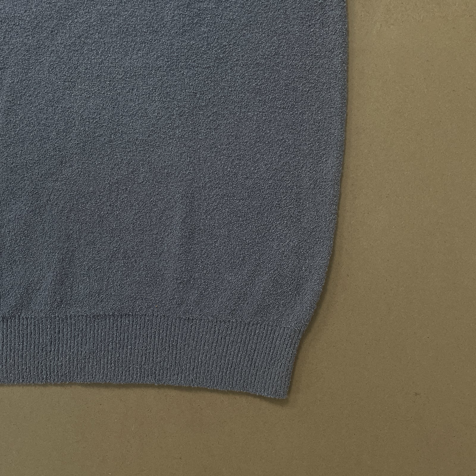 SUPER SOFT PILE KNIT POLO SHIRT -BLUE GRAY- | 8G SHOOT WEBSTORE