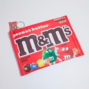 【 Snack Pack Pouch（ スナックパックポーチ ） 】『 m&m's / エムアンドエムズ / RED 』小物入れ / コスメポーチ 〚アメリカン雑貨 アメトイ〛