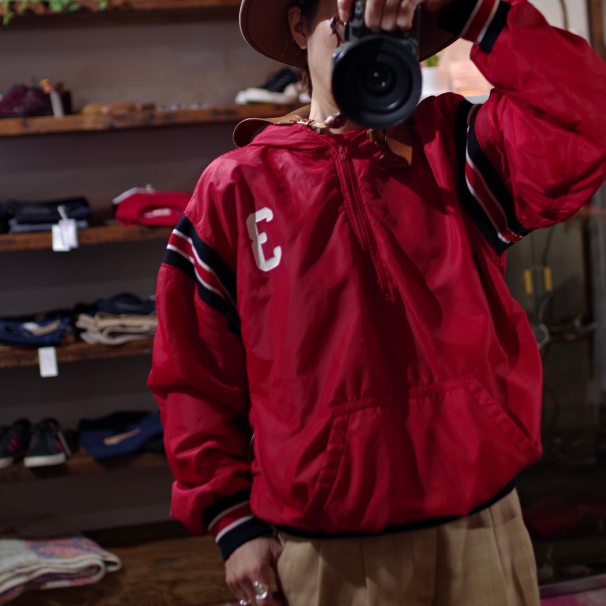 1980s Russell Athletic Nylon Pullover Hoodie / 80年代 ラッセル