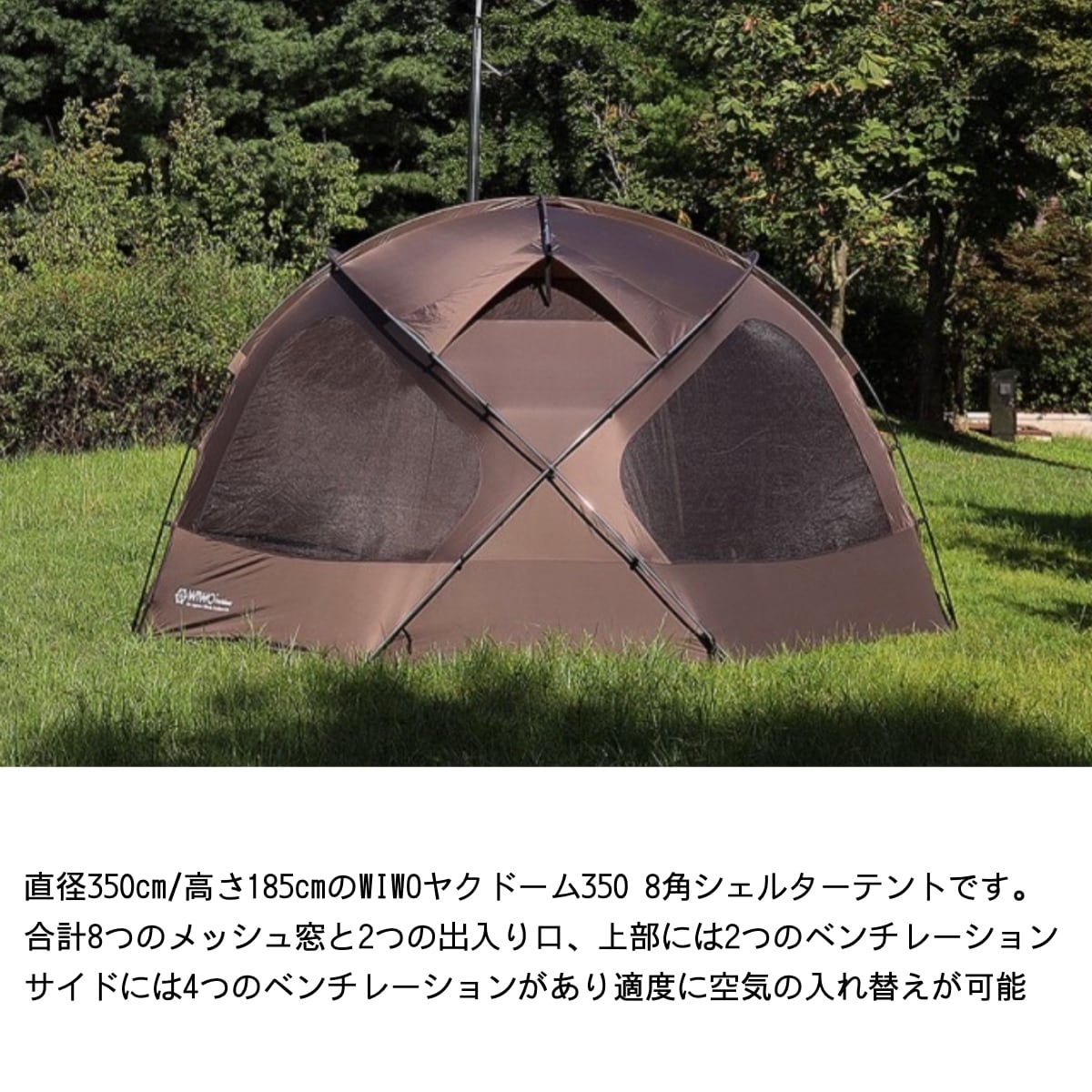 WIWO Yak Dome 350 ウィーオ ヤクドーム350 コヨーテ 茶色 グランド