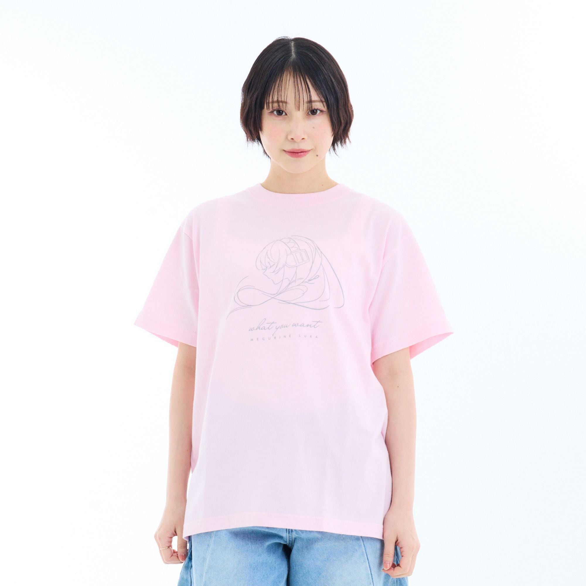 巡音ルカ Tシャツ Sサイズ ボーカロイド ボカロ 初音ミク 巡音ルカ Tシャツ 。 Ver. [巡音ルカ] | キャラクター公式グッズ