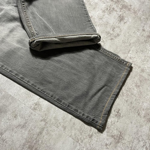 【W40 L32】 メキシコ製 usa levi's 先染ブラック 559 詳細写真13