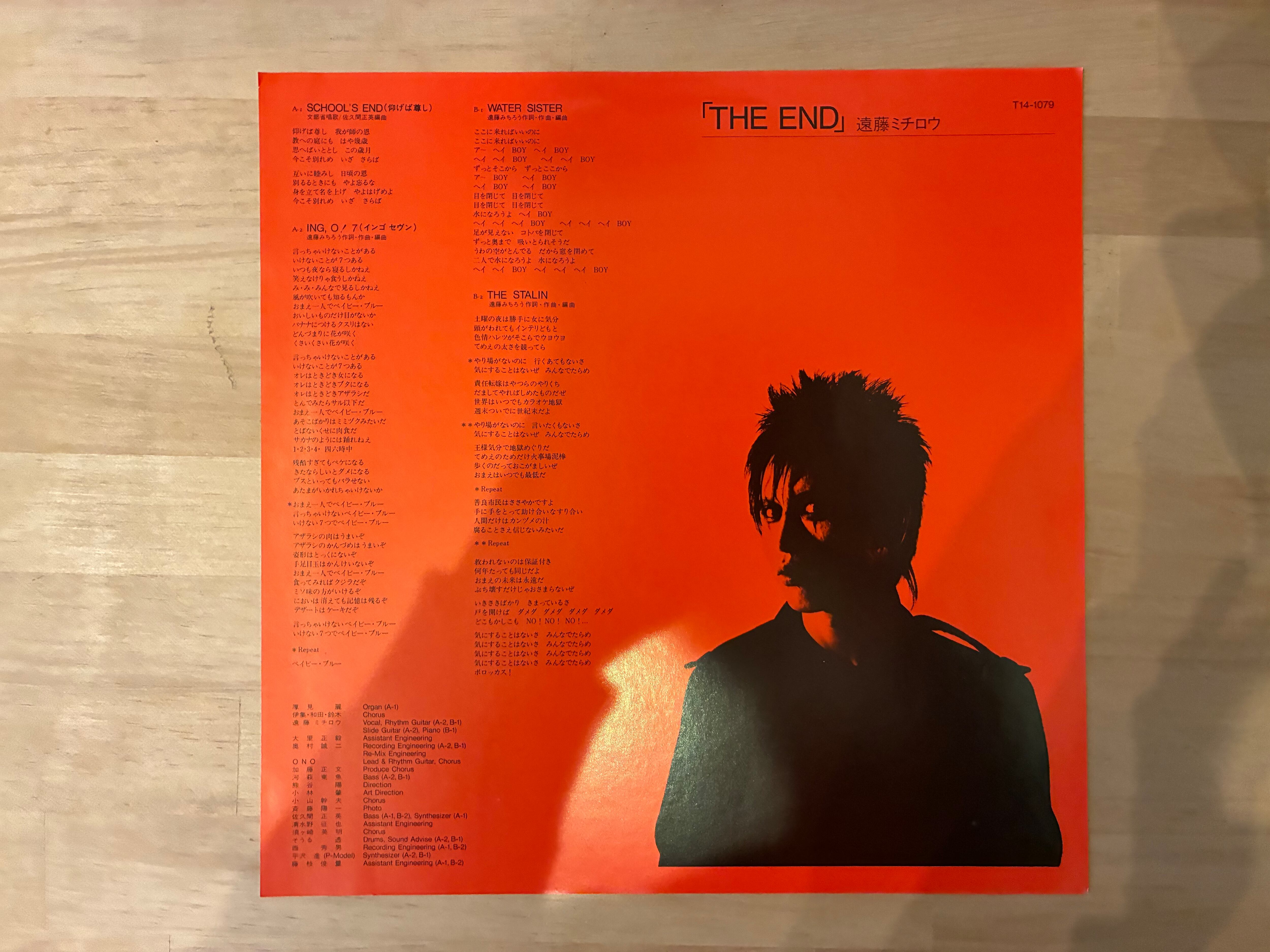 遠藤ミチロウ / THE END | sixteen records (シックスティーンレコード)