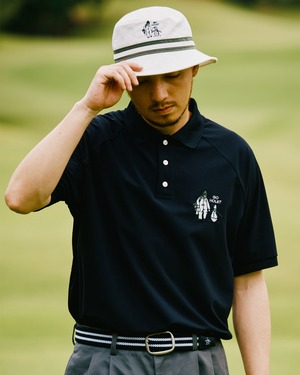 [HOLE 565] Penguin by Golfickers [POLO SHIRTS] -Black-