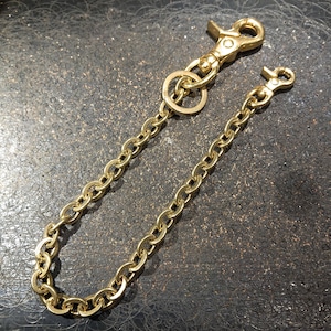 "Lever" / Brass Wallet Chain / 5800yen