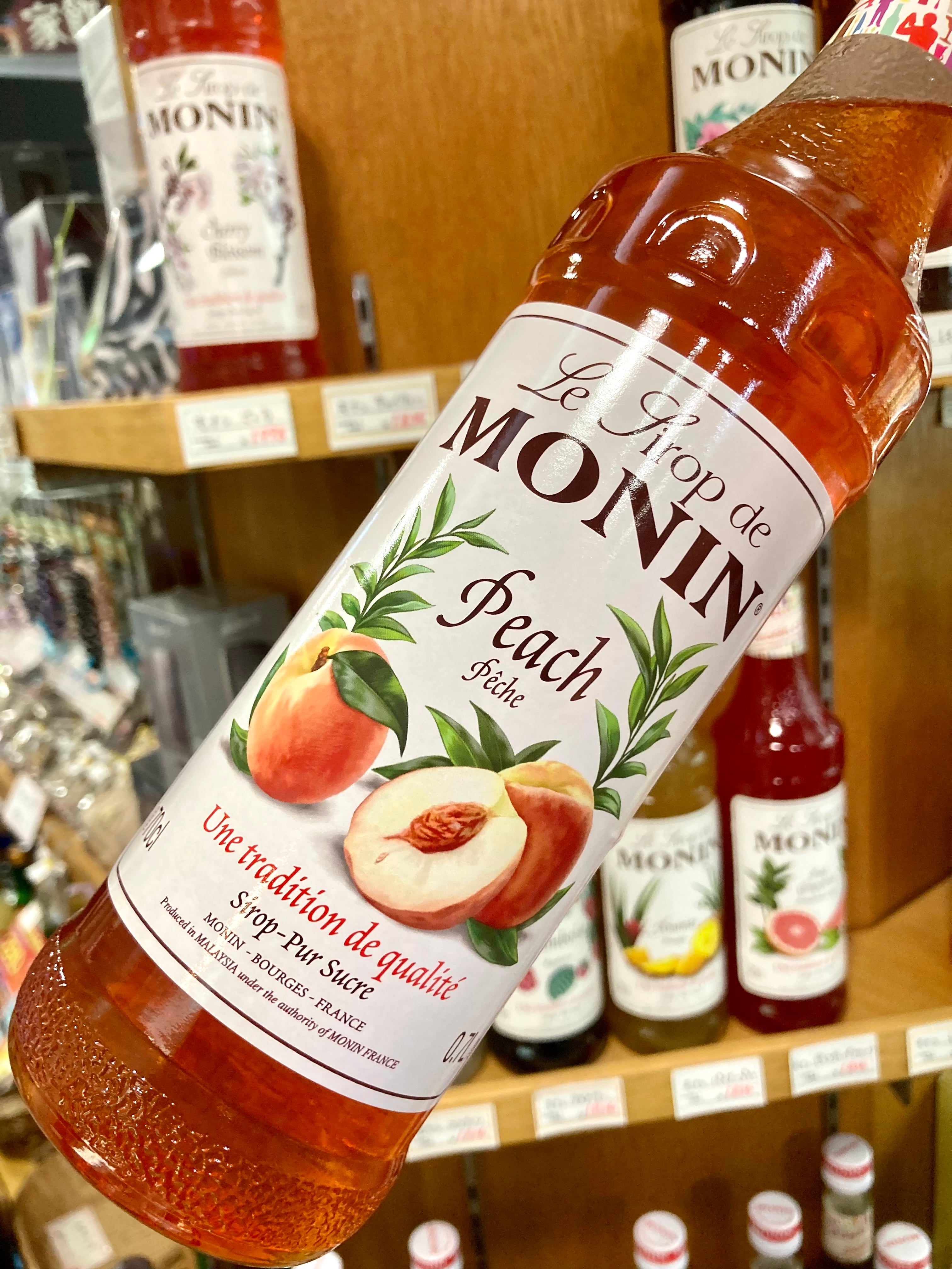 ノンアルコールシロップ ☆『モナン ピーチ シロップ 700ml』 | きたの酒店