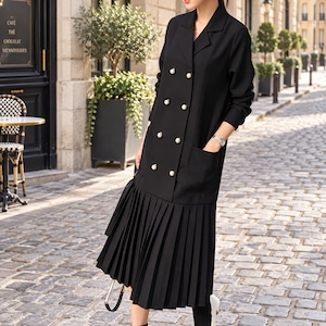 tailored pleats one-piece<d1479>