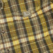 PAPAS パパス フード&裏地付き 長袖シャツ ジャケット L/イエロー 系/中綿