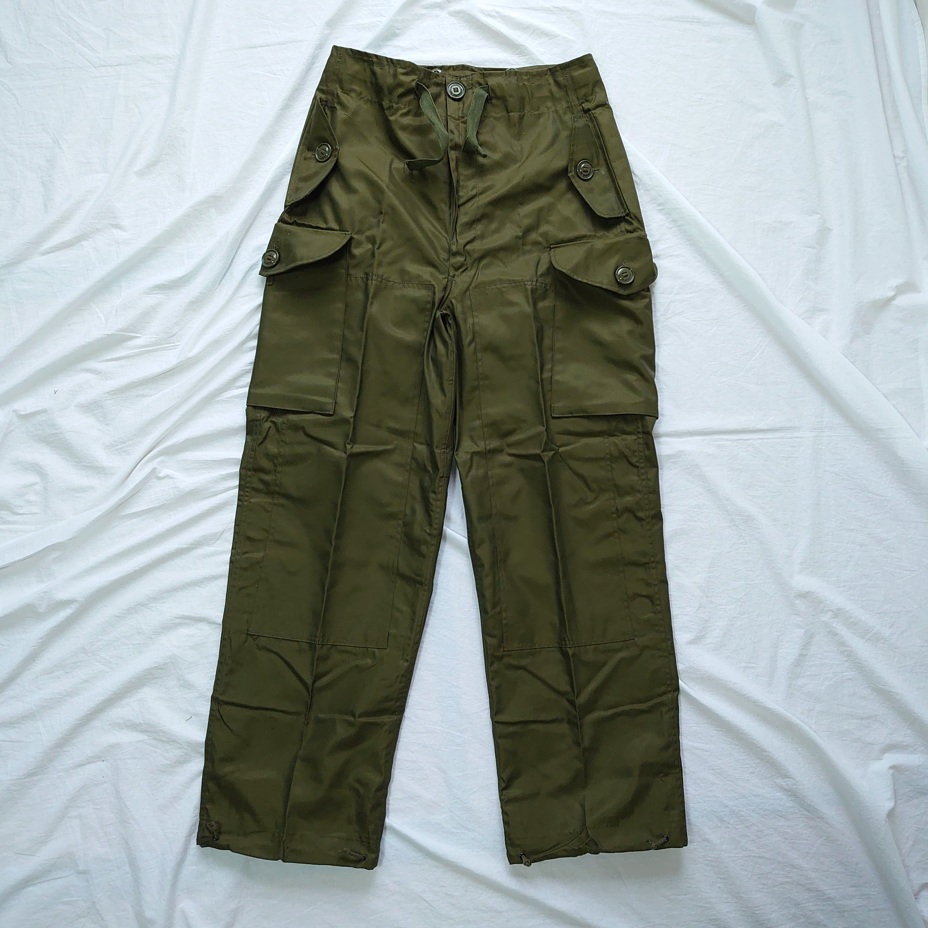 Deadstock】Canadian Army カナダ軍 ウィンドオーバーパンツ カーゴ 