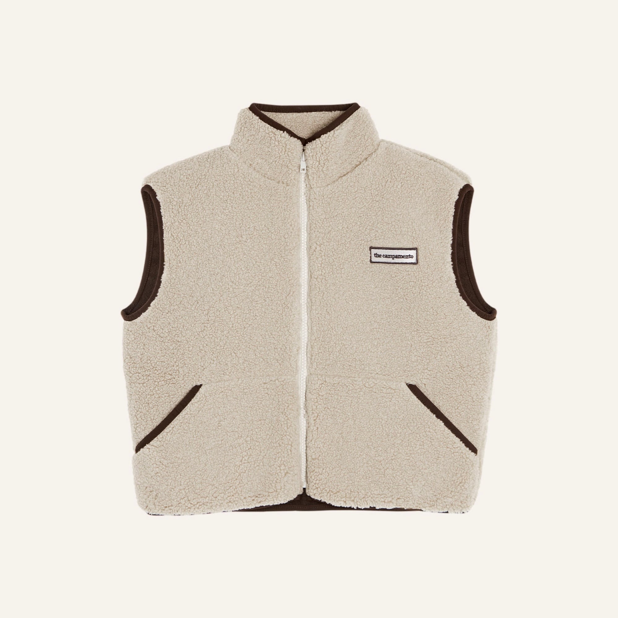 the campamento / Brown Teddy Kids Vest | HAKONIWA PRODUCTS  
