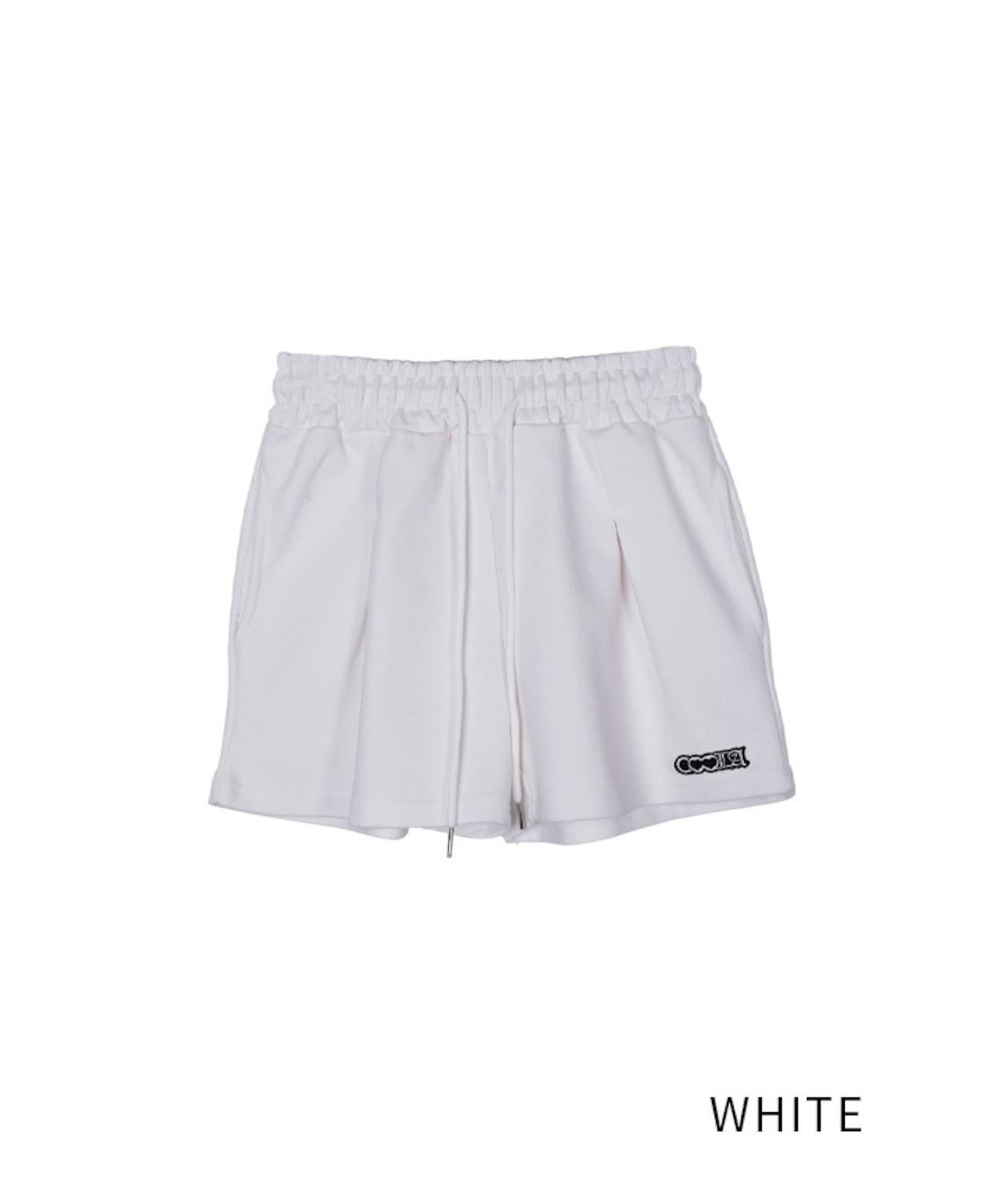 COOLAロゴスウェットショートパンツ (WHITE) CQ-48005
