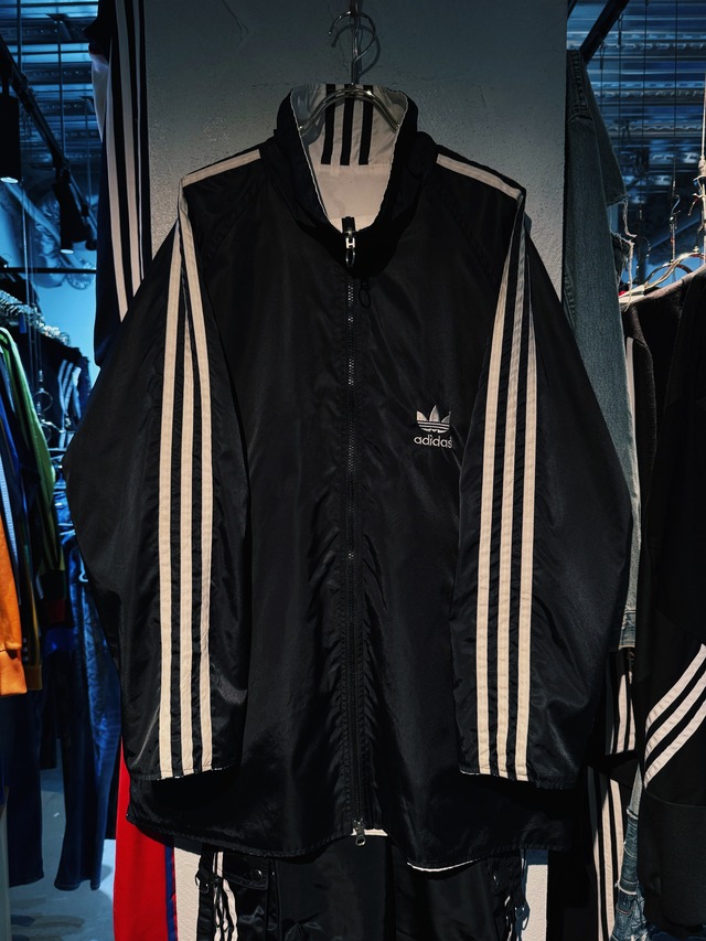 【D4C】80’s”ADIDAS”EURO VINTAGE reversible nylon track jacket