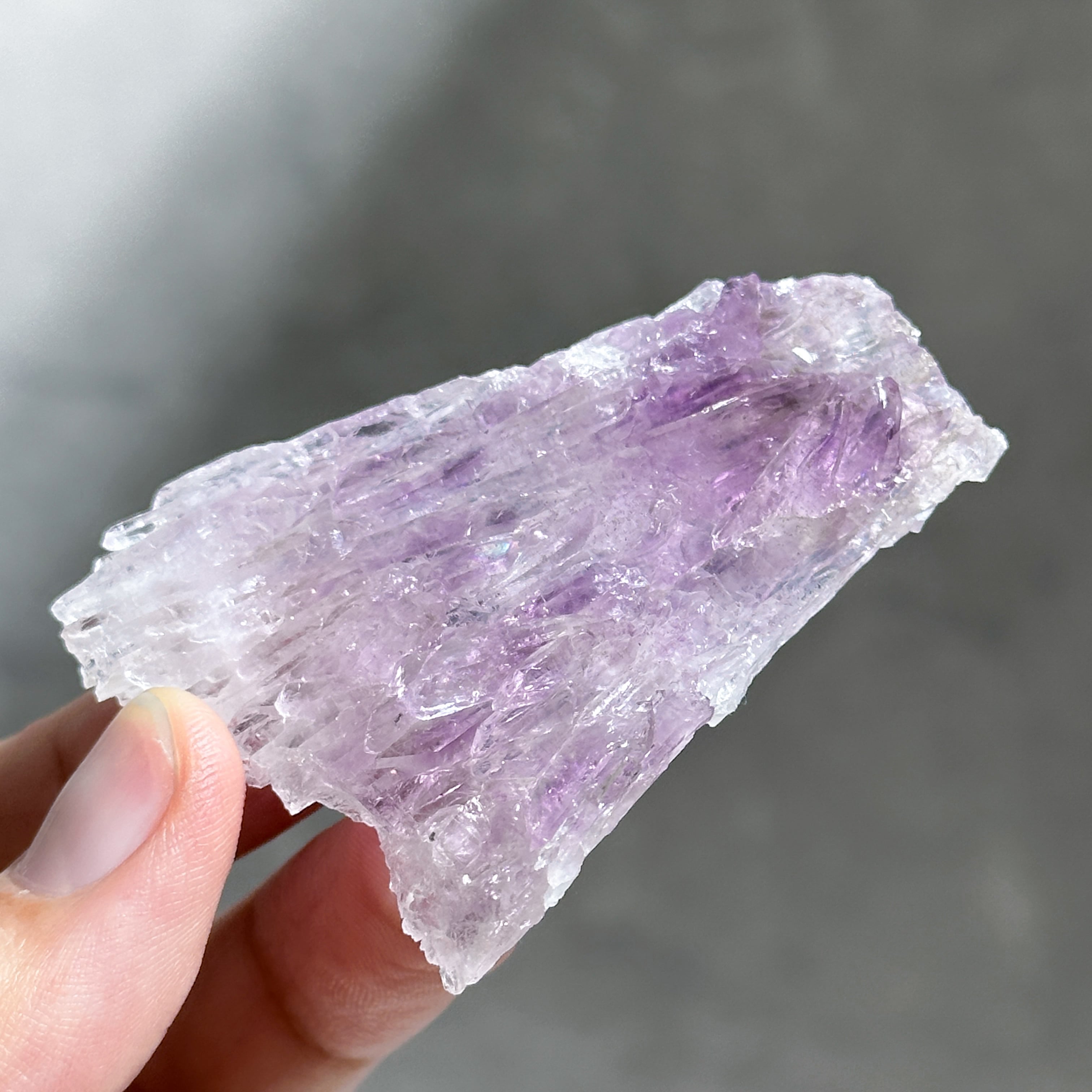 フラワーアメジスト プレート風 22◇ Flower Amethyst ◇天然石・鉱物