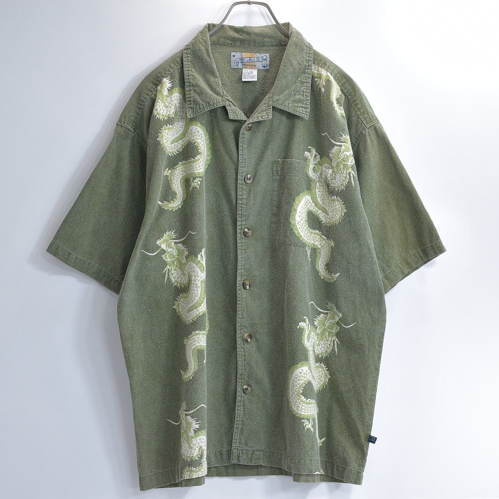 90s D.B. Jean Co. ディービージーンカンパニー ドラゴン 総柄