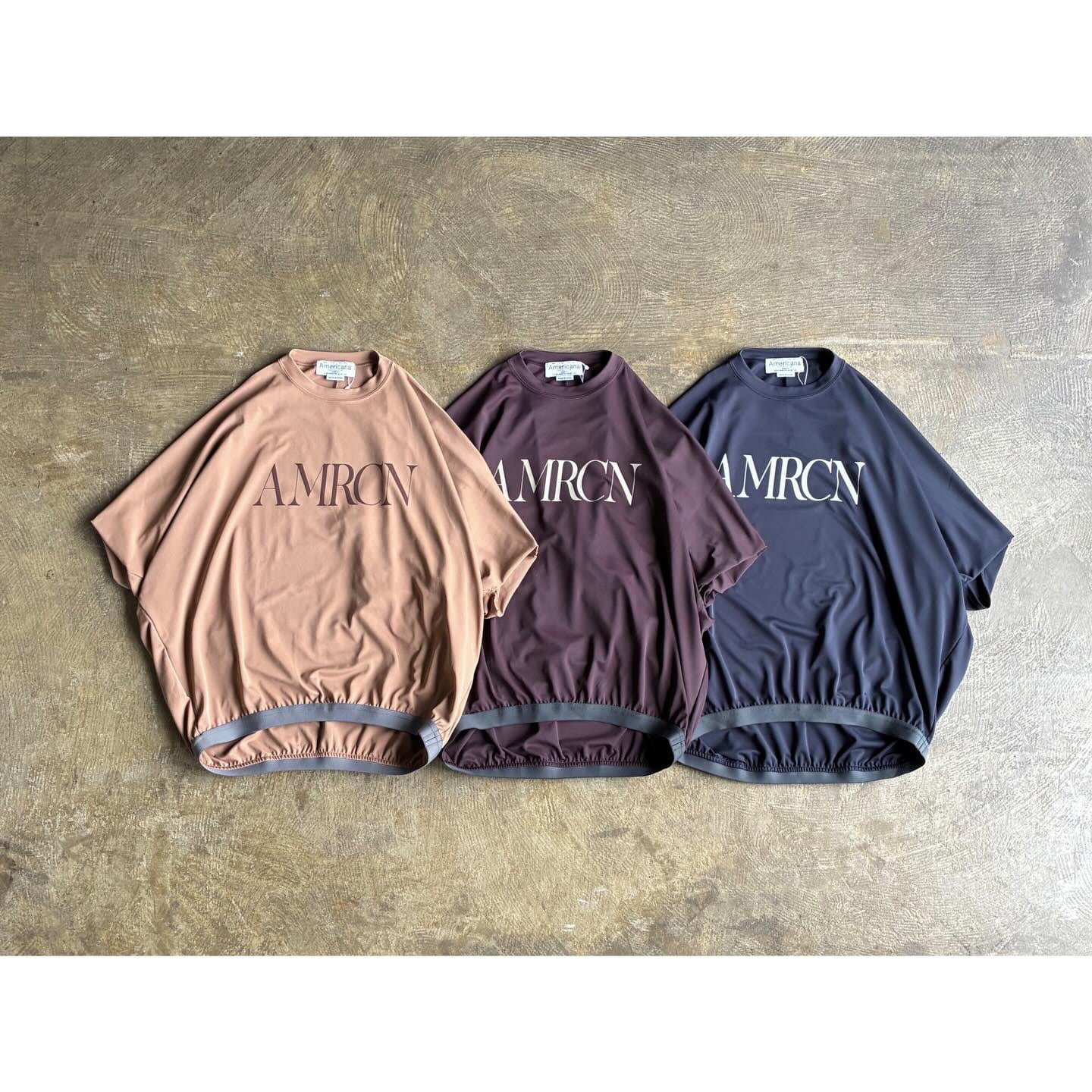 通販モール 美品 アメリカーナAmericanaモカ色 クルーネック 