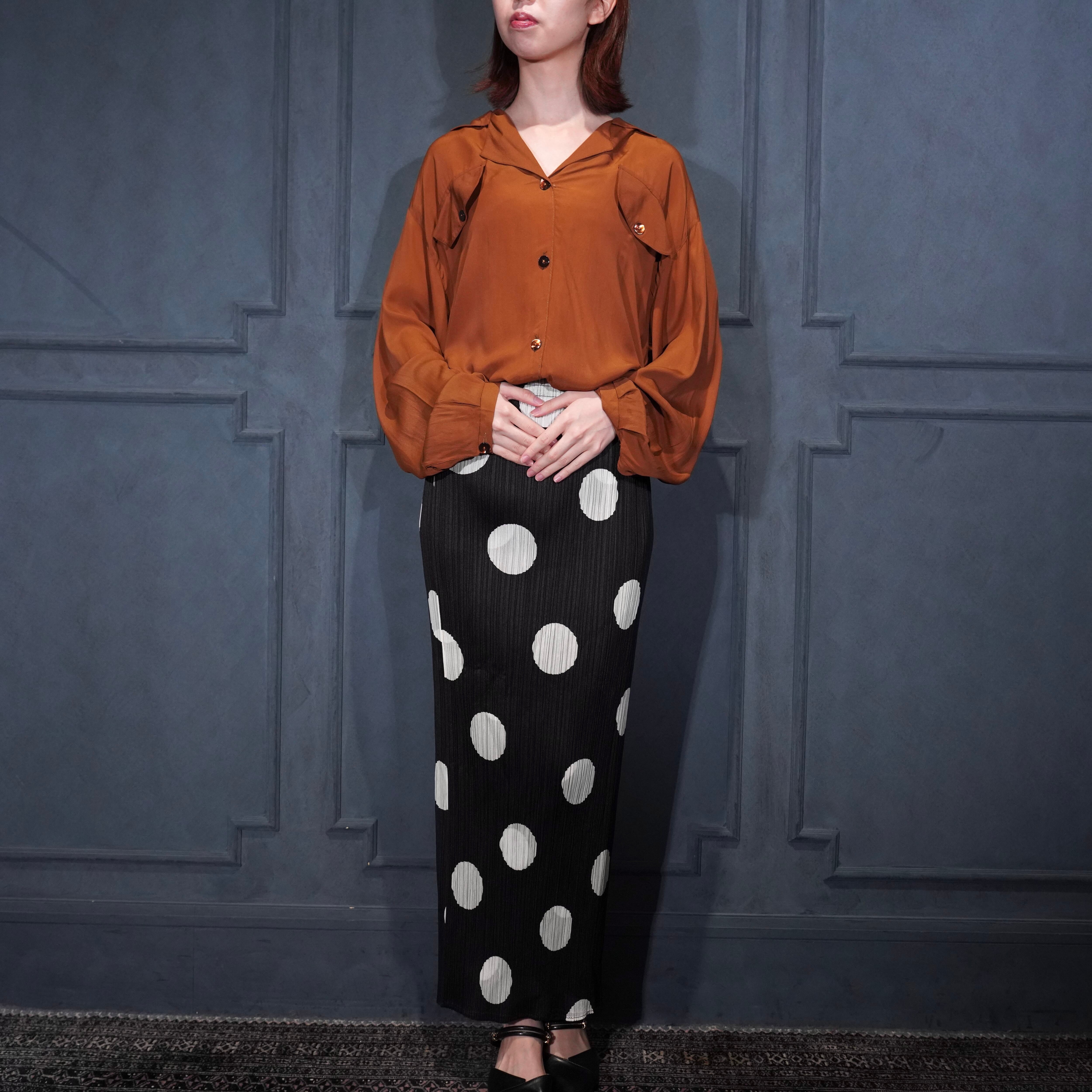 PLEATS PLEASE ISSEY MIYAKE PATTERNED DESIGN PLEATS SKIRT/プリーツ