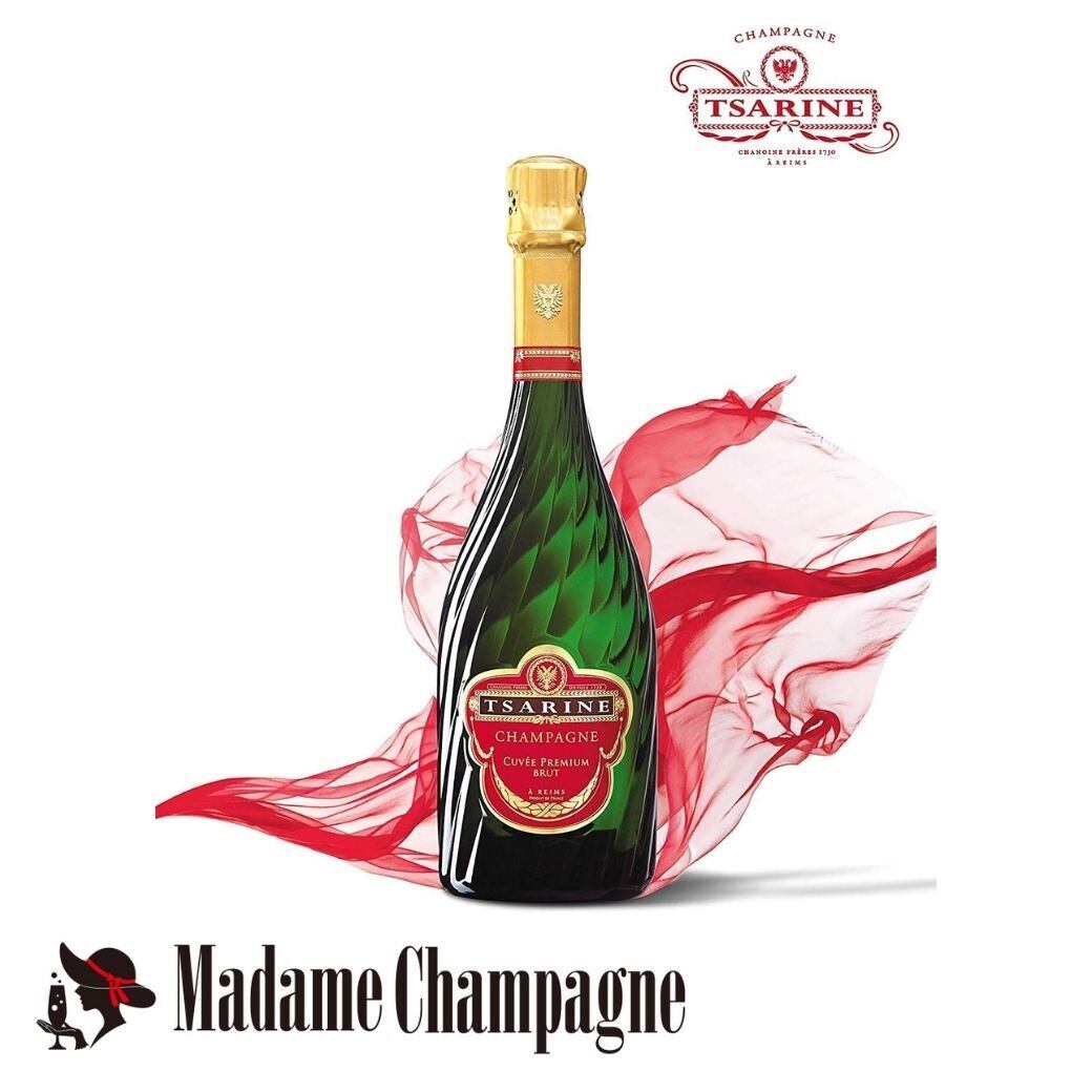 【正規品保証】【数量限定】Tsarine Cuvee Premium Brut ツァリーヌ　キュべ・プレミアム　ブリュット　マトリョーシカ缶(750ml)