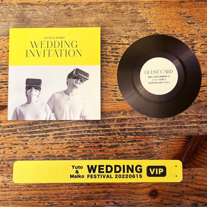 CDジャケット風 招待状 /50部~ | DIY store PBW