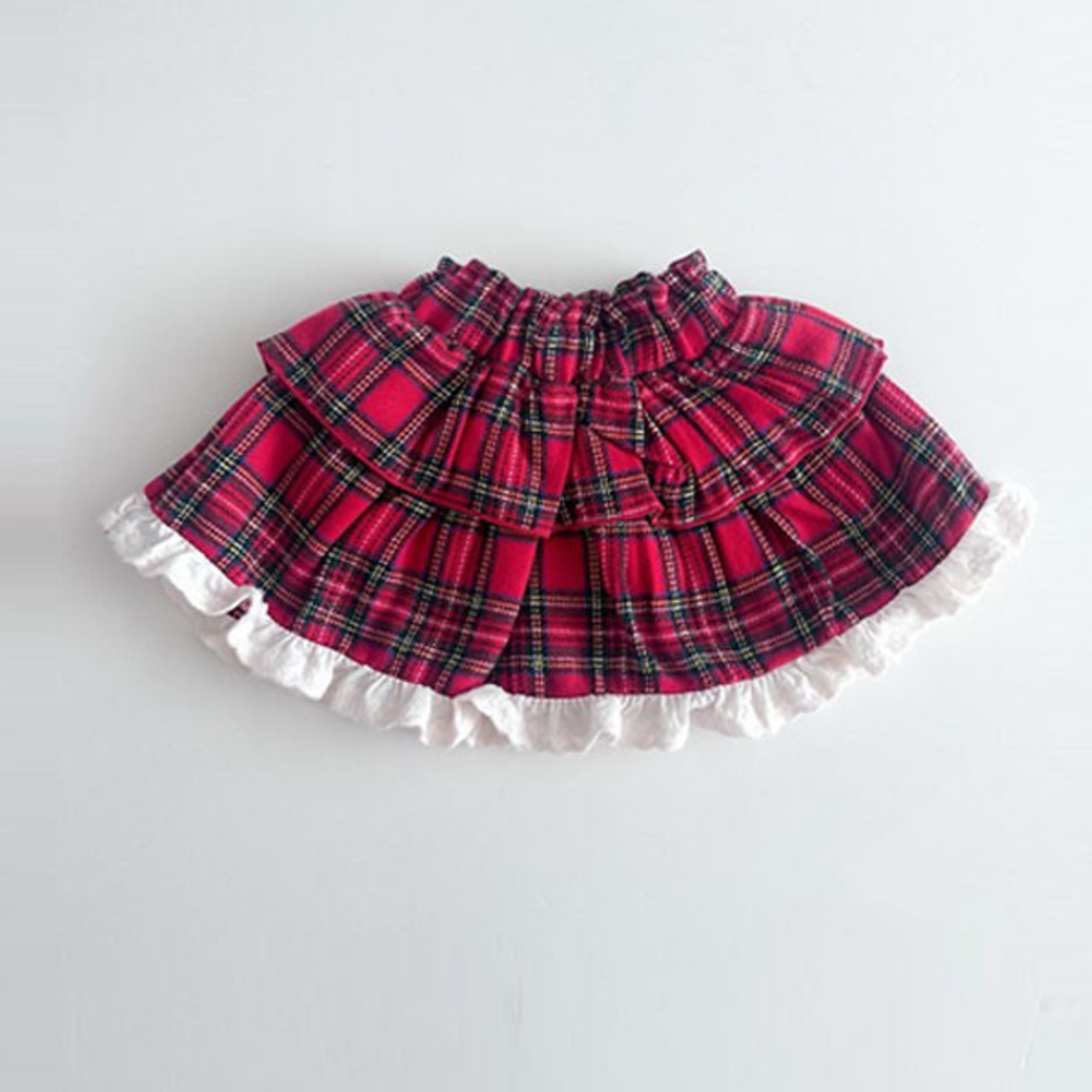 韓国子供服 / 26winter / my bebe / チェックカンカンスカート / キッズ / 冬服 *XS~XL*