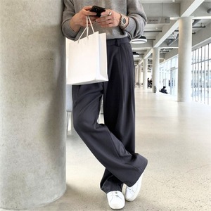 ダブルプリーツベーシックパンツ　1156