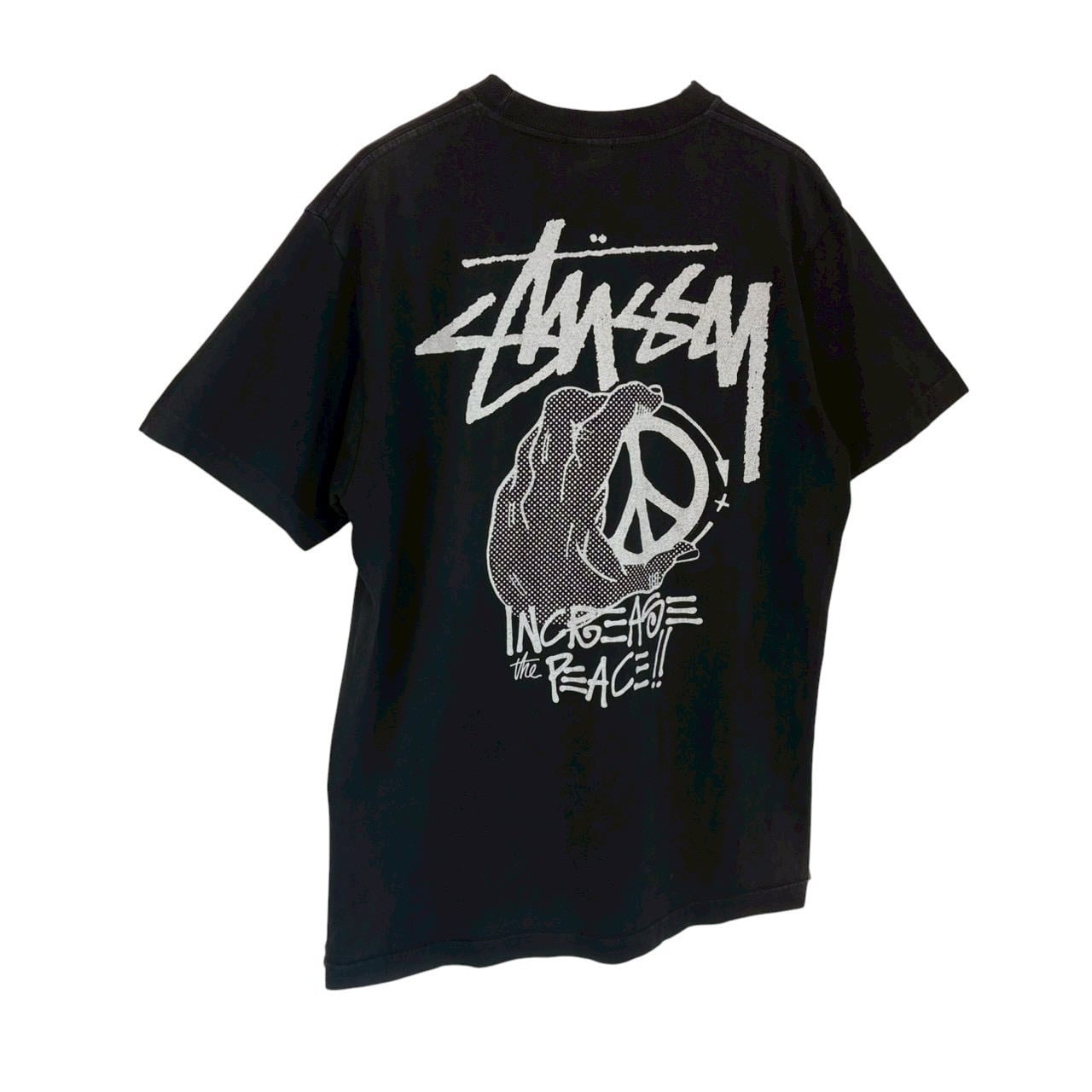 stussy ステューシー Tシャツ M バックロゴ プリント USA製 | 古着屋