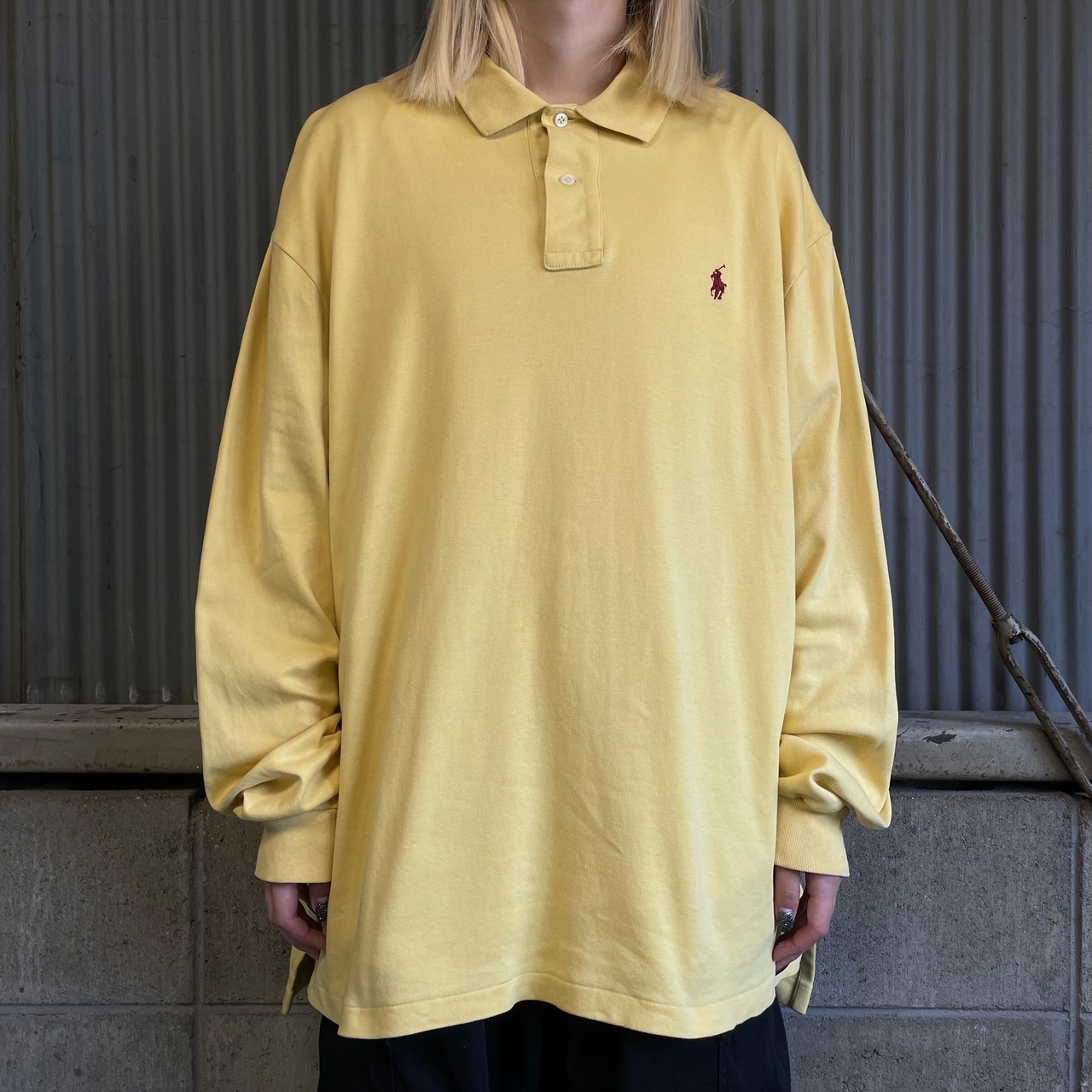 Polo by Ralph Lauren オールドラルフローレン 長袖ポロシャツ メンズL 