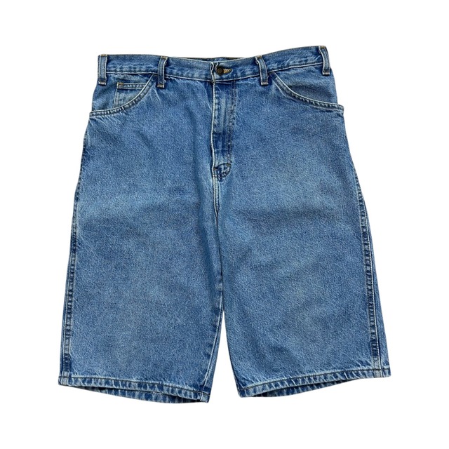 DICKIES DENIM WORK SHORTS SIZE 34 (USED)