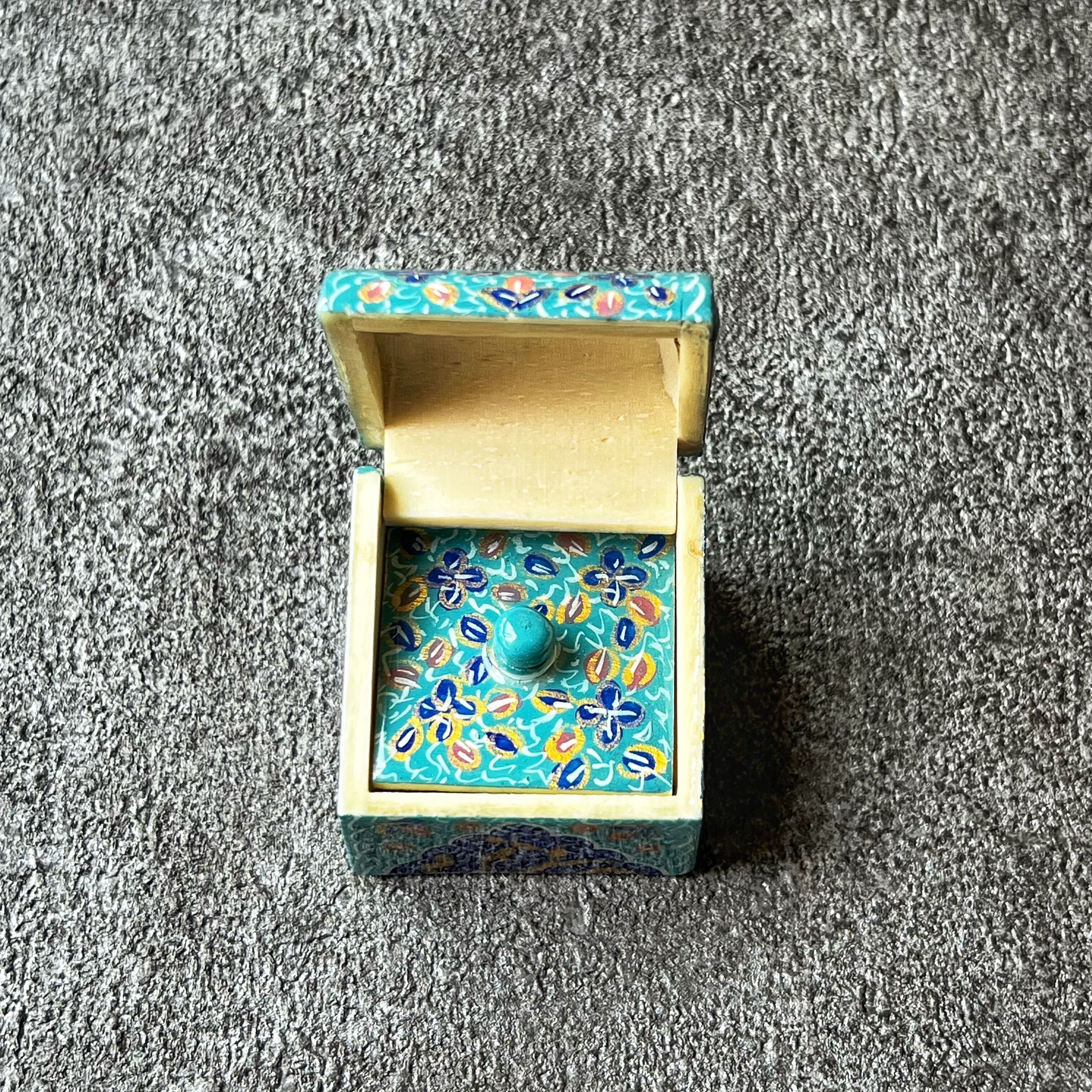 キャメルボーンの小箱 宝石箱 S ターコイズ【JAABEH-039】 | Kesh Mesh