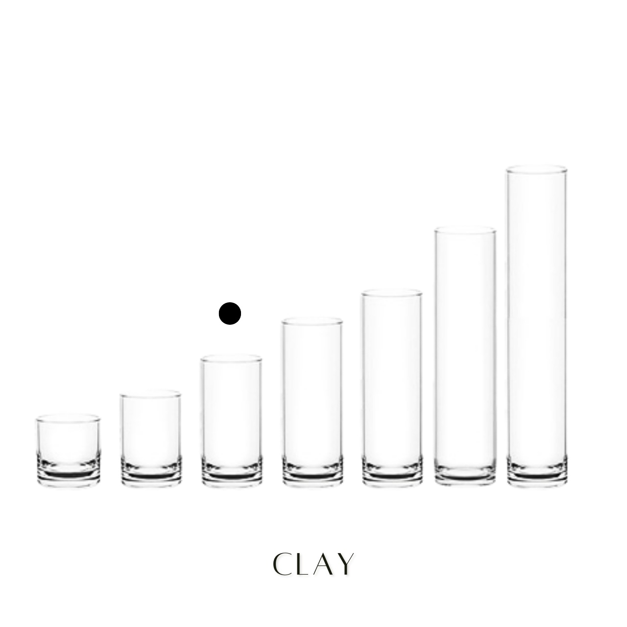 割れない フラワーベース φ10xH20 ポリカーボネート 花器