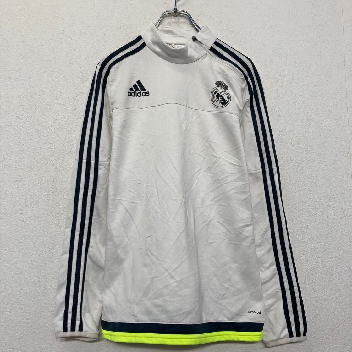 adidas プリント ジャージ アディダス キッズ XL ホワイト レアル 