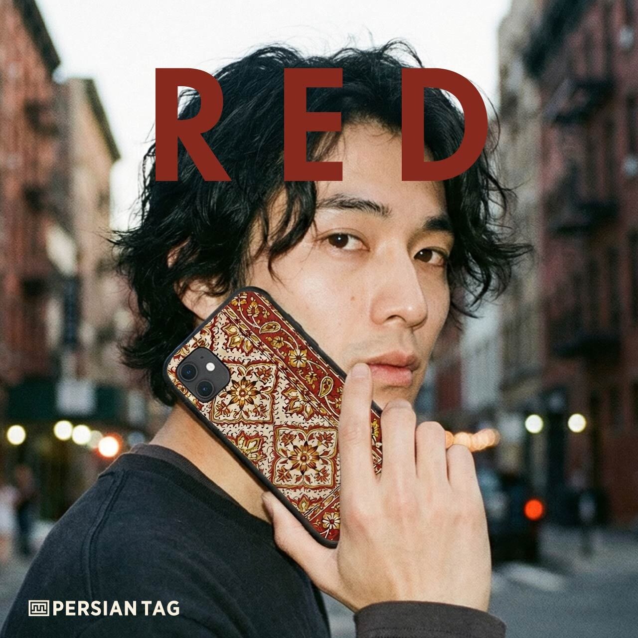 シンプルケース / Ghalamkar(red) / AndroidもOK