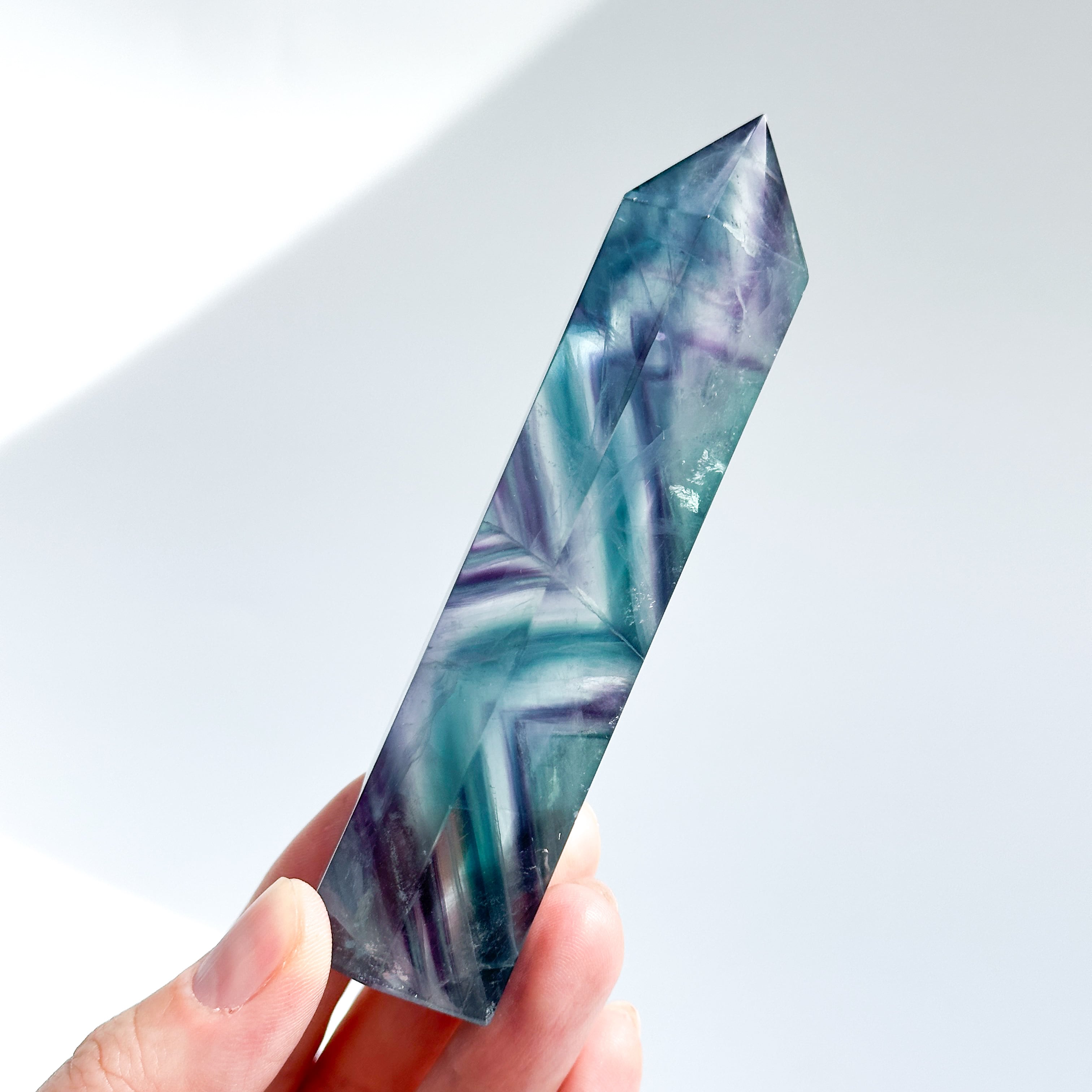 レインボーフローライト タワー型51◇ Rainbow Fluorite ◇天然石