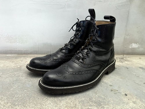 Dry Bones Gillie Wingtip leather boots