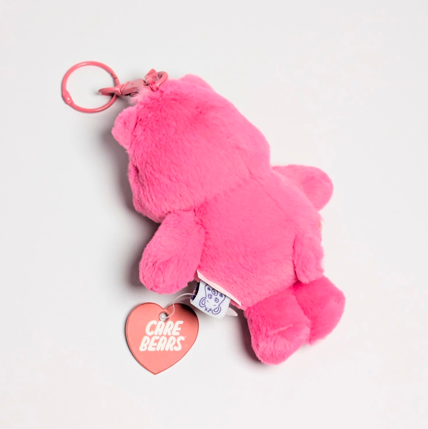 【 Care Bears（ケアベア）】 『 Cheer Bear チアベア 』ぬいぐるみキーホルダー / plush keyholder〚アメリカン雑貨 アメトイ〛