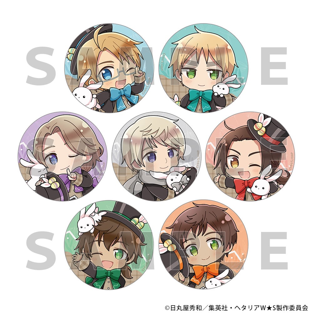 ヘタリア World☆Stars トレーディング缶バッジ(イースター/ver.B) BOX