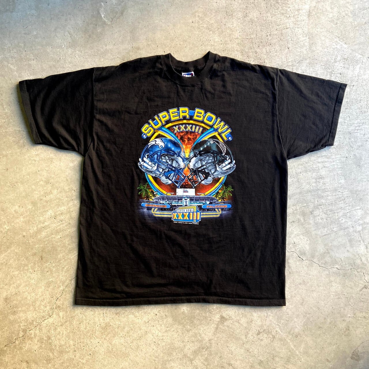 ビッグサイズ 90年代 PRO PLAYER NFL SUPER BOWL プリントTシャツ