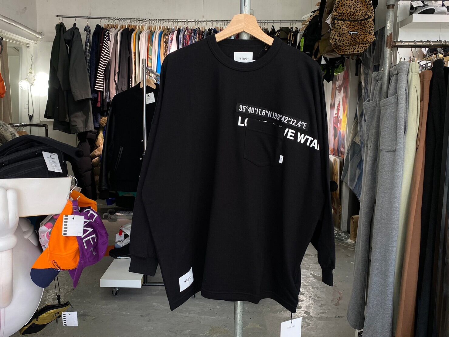 トップスWTAPSBLANK LS 02 USA / TEE BLACK 新品未使用