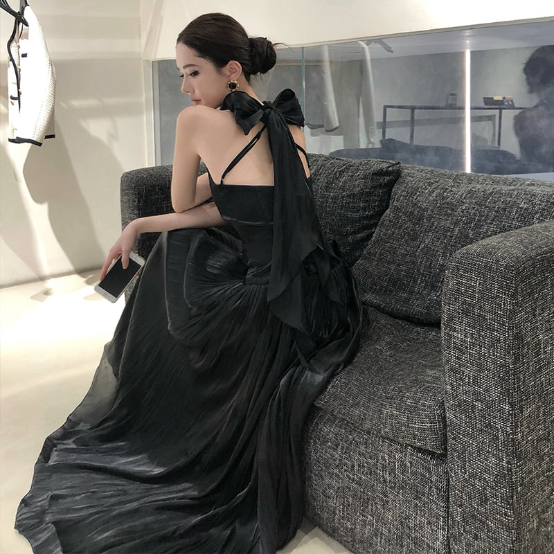 ドレス パーティドレスブラック 楽天市場】結婚式ドレス 袖あり レディース パーティードレス 大人