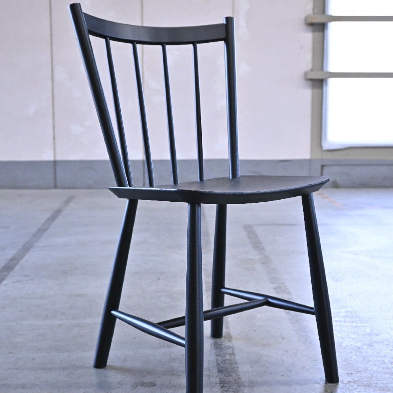 FREDERICIA「J49」f ダイニングチェア ボーエ・モーエンセン ビーチ材 ウィンザー 椅子 北欧デンマーク フレデリシア【中古家具/中古インテリア/USED家具ユーズド家具/リサイクル】