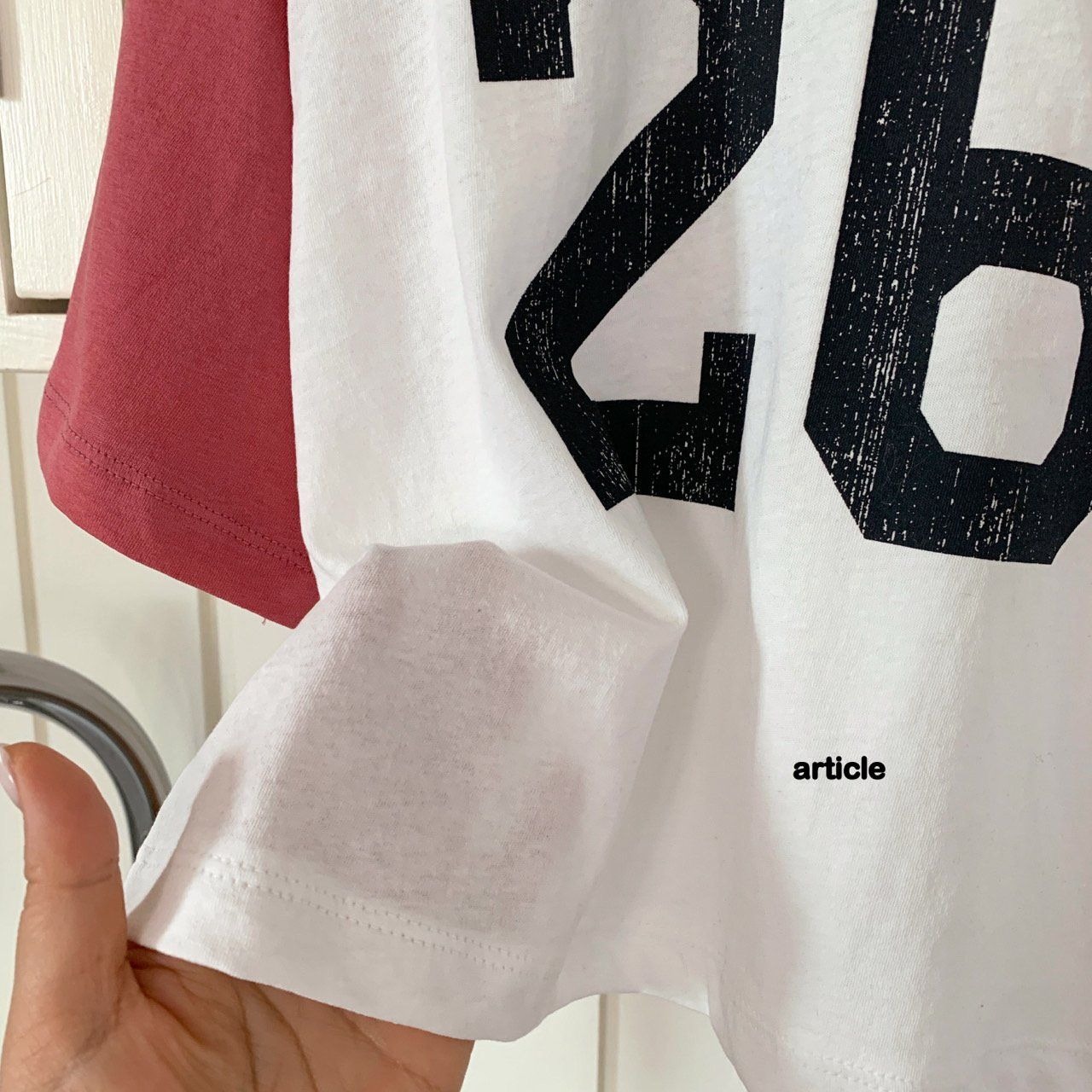 [article] 26 Raglan Tee / [아티클] 26나그랑티