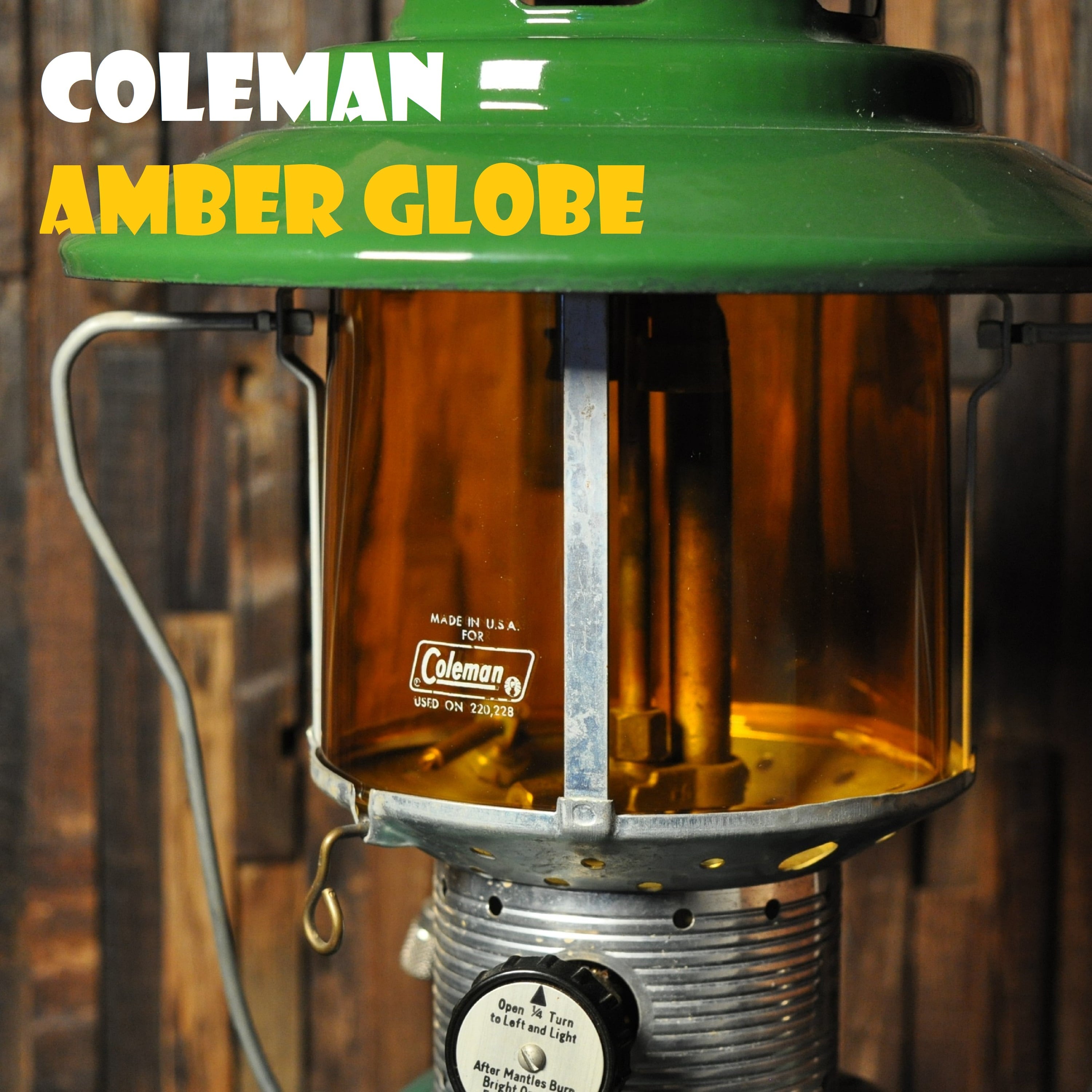 コールマン アンバーグローブ 220/228用 白ロゴ USA製 正規品 COLEMAN AMBER GLOBE 美品 E |  スーパービンテージデポ【Super Vintage Depot】 powered by BASE