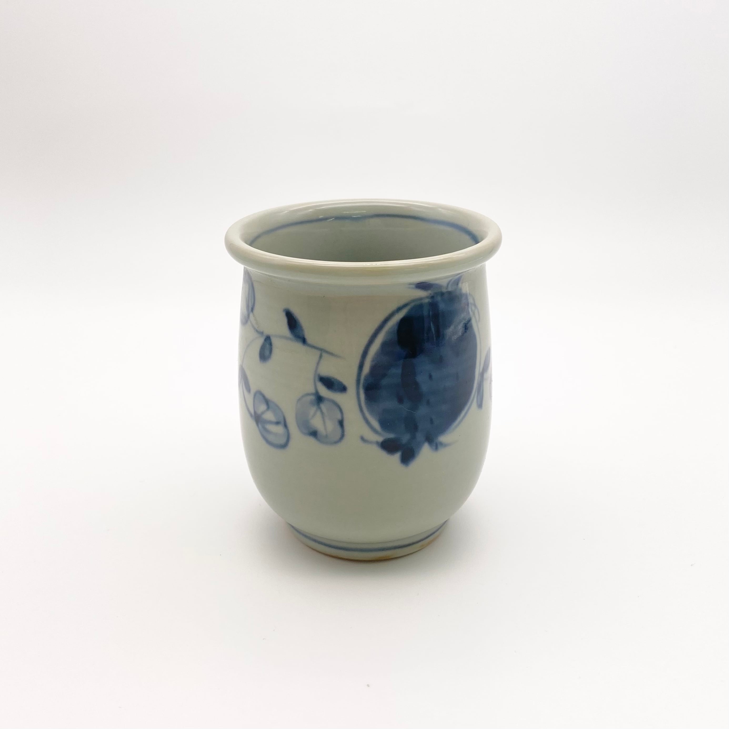 陶磁器 手描き 置物 ザクロ6