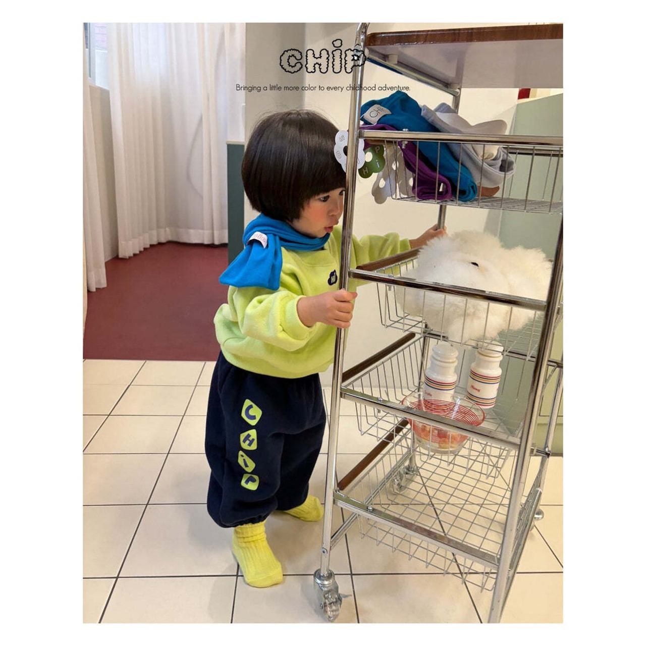 【取寄】CHIP ハイバンディングパンツ|冬服|韓国子供服