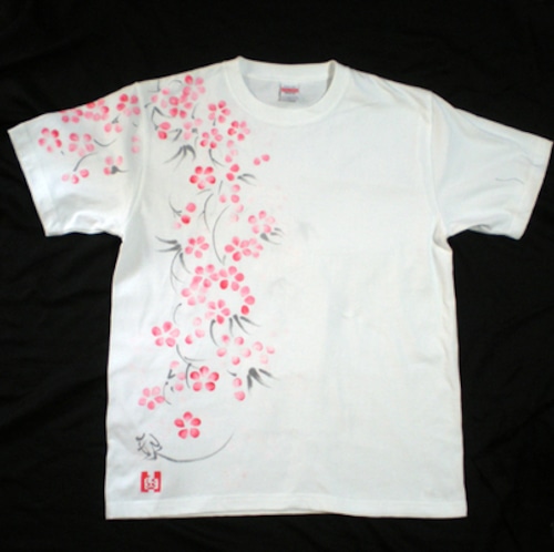 手描きＴシャツ桜