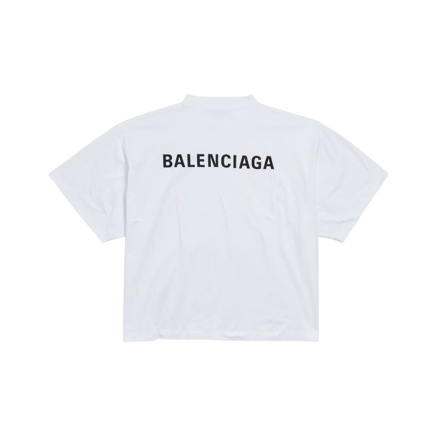 BALENCIAGA】S/S Cropped T-Shirt | AYIN