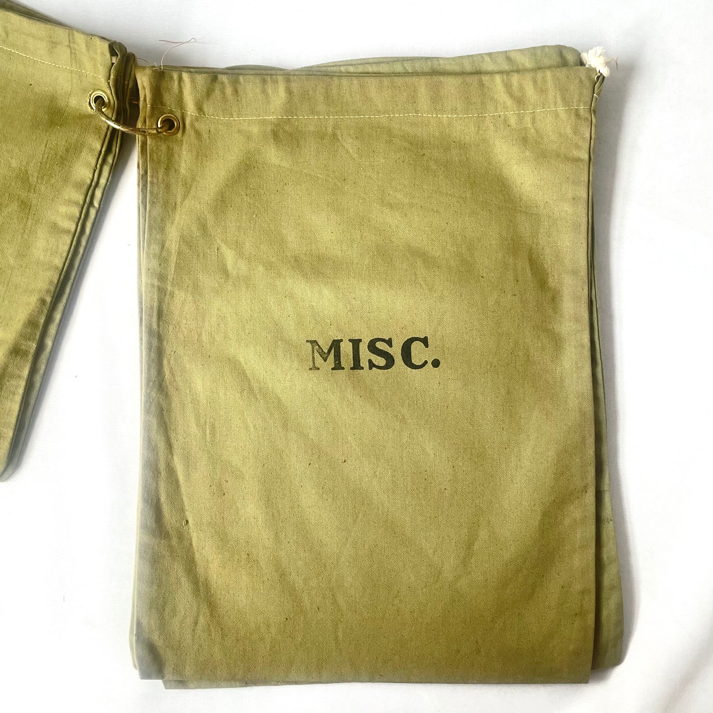 D/S military drawstring porch M ミリタリー巾着バッグ | &Dorothy