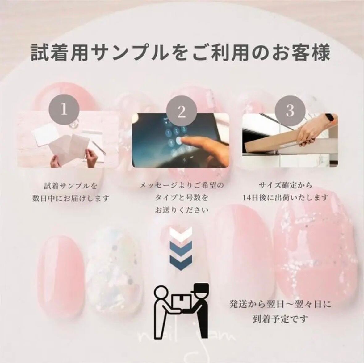 ぷっくりフラワーのオレンジネイル 【No.053】 | nail jam 【ネイル