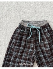 アーバンラビット / URBAN RABBIT / チェックサギングパンツ / 韓国子供服 / ジュニア / 26winter〖取寄〗*JS~JM*