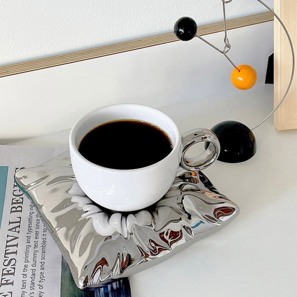 cushion cup saucer set 5colors / クッション コップ ソーサー セット